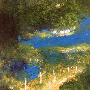 Pintura intitulada "Quand le soleil pou…" por Marie Claude Lambert, Obras de arte originais, Acrílico