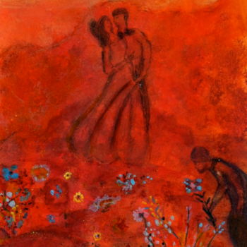 Peinture intitulée "La danse" par Marie Claude Lambert, Œuvre d'art originale