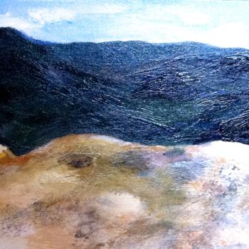 Pintura titulada "Terre de suie et de…" por Marie Claude Lambert, Obra de arte original, Acrílico