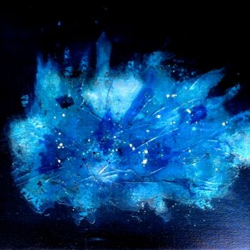Painting titled "Orion ou la constel…" by Marie Claude Lambert, Original Artwork, Acrylic