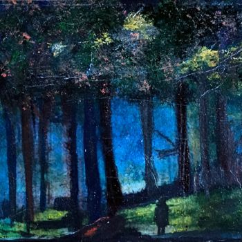 Peinture intitulée "Des forêts de symbo…" par Marie Claude Lambert, Œuvre d'art originale, Encre