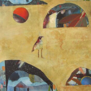 绘画 标题为“Parchemin désert” 由Marie-Claude Mainguy, 原创艺术品, 丙烯