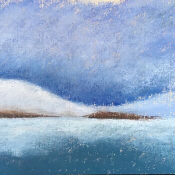 Painting titled "Antarctica #1" by Marie Davoust, Original Artwork, Pastel