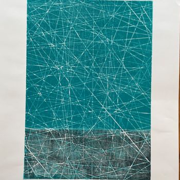 Gravures & estampes intitulée "univers" par Marie Feldbusch, Œuvre d'art originale, Gravure