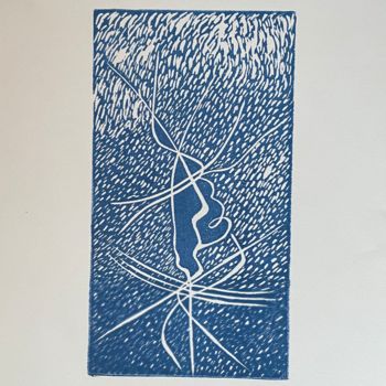 Gravures & estampes intitulée "on danse" par Marie Feldbusch, Œuvre d'art originale, Gravure