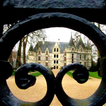 Photographie intitulée "Azay , le chateau" par Marie-France Berthelé, Œuvre d'art originale, Photographie numérique