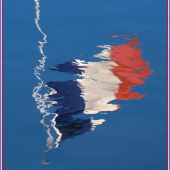 Fotografia intitolato "La France dans l'eau" da Marie-France Berthelé, Opera d'arte originale, Fotografia digitale