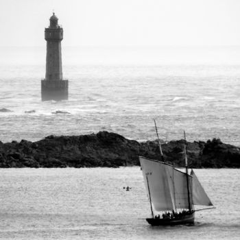 Fotografia zatytułowany „Phare Ouest (pour G…” autorstwa Marie-France Berthelé, Oryginalna praca, Fotografia cyfrowa