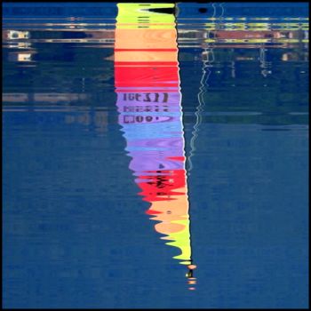 Fotografia zatytułowany „L'envers vaut l'end…” autorstwa Marie-France Berthelé, Oryginalna praca, Manipulowana fotografia