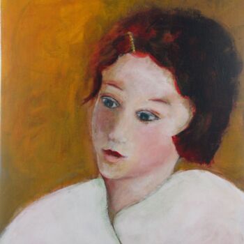 Painting titled "Julie" by Marie-France Capron (CAPMA), Original Artwork, Acrylic