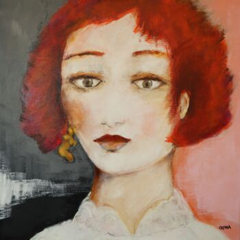Painting titled "Suzanne" by Marie-France Capron (CAPMA), Original Artwork, Acrylic