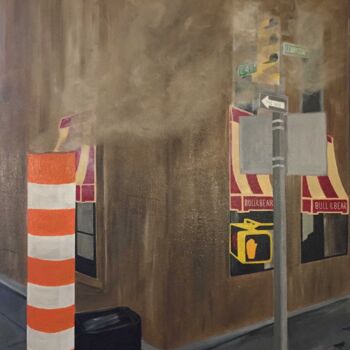 Картина под названием "Lexington Avenue" - Marie France Garrigues, Подлинное произведение искусства, Акрил Установлен на Дер…