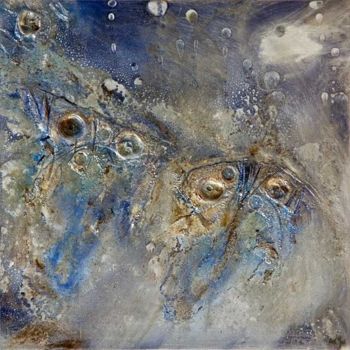 Pittura intitolato "Fossiles" da Marie Hermance, Opera d'arte originale, Olio