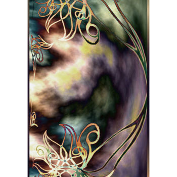 Digital Arts titled "Lace flower" by Creartlive, Original Artwork, Digital Painting