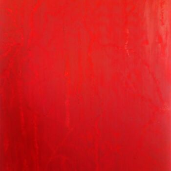 Painting titled "Mer Rouge" by Marie-Laure Bossou, Original Artwork