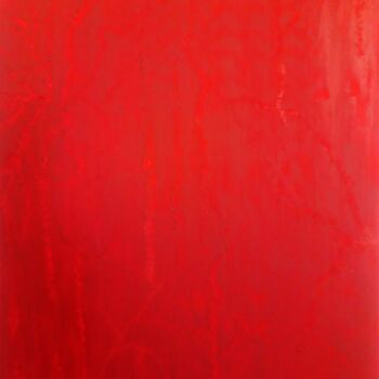 Schilderij getiteld "Mer Rouge" door Marie-Laure Bossou, Origineel Kunstwerk