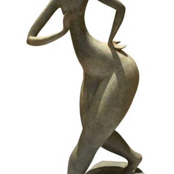 Sculpture intitulée "Pantomime" par Marie-Madeleine Gautier, Œuvre d'art originale, Bronze