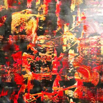 Pittura intitolato "china-92x60-2014.jpg" da Marie Martine, Opera d'arte originale, Acrilico