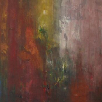 Pittura intitolato "derriere-l-ombre.jpg" da Marie Martine, Opera d'arte originale, Olio