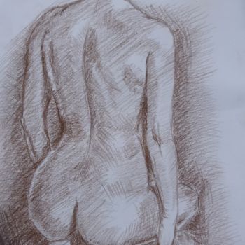 Drawing titled "premiere-pause.jpg" by Marie-Noëlle Amiot, Original Artwork, Pencil