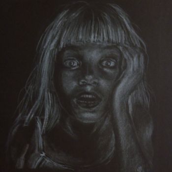 Dessin intitulée "Maddie Ziegler" par Marie-Noëlle Amiot, Œuvre d'art originale, Crayon