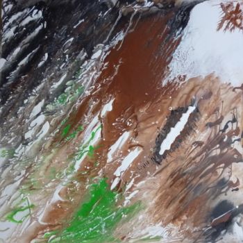 Ζωγραφική με τίτλο "Mangrove.jpg" από Marie-Noëlle Amiot, Αυθεντικά έργα τέχνης, Ακρυλικό Τοποθετήθηκε στο Ξύλινο φορείο σκε…