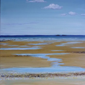 Peinture intitulée "Marée basse.jpg" par Marie-Noëlle Amiot, Œuvre d'art originale, Acrylique