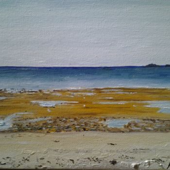 Painting titled "Iles Saint-Marcouf.…" by Marie-Noëlle Amiot, Original Artwork, Oil