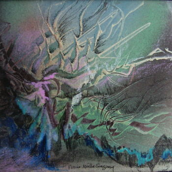Malarstwo zatytułowany „orage” autorstwa Marie-Noëlle Gagnan, Oryginalna praca, Olej