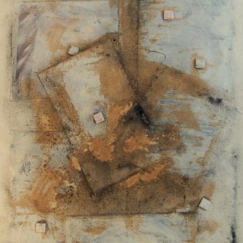 Ζωγραφική με τίτλο "LES PORTES DU DESERT" από Marie-Odile Alba, Αυθεντικά έργα τέχνης, Ακρυλικό