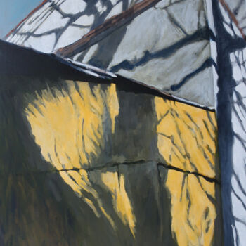 제목이 "Ombres portées, le…"인 미술작품 Marie-Odile Ginies로, 원작, 아크릴 나무 들것 프레임에 장착됨