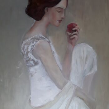 Painting titled "Eva" by Marie Pascale Martins, Original Artwork, Oil