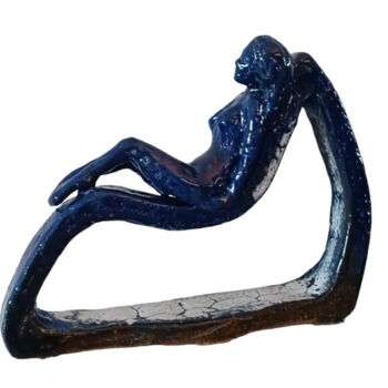 Sculpture intitulée "lilly" par Marie Pascale Martins, Œuvre d'art originale, Terre cuite