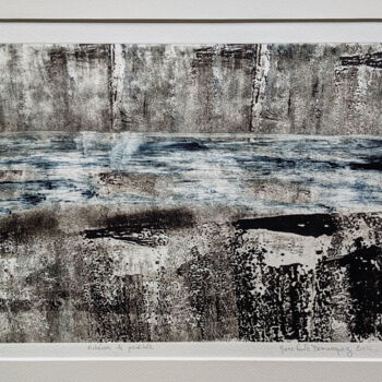 Printmaking titled "Achéron le paisible" by Marie-Paule Demarquez, Original Artwork, Monotype