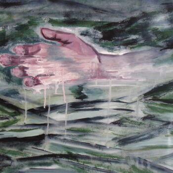 Peinture intitulée "Sous l'eau" par Marie-Paule Demarquez, Œuvre d'art originale, Acrylique