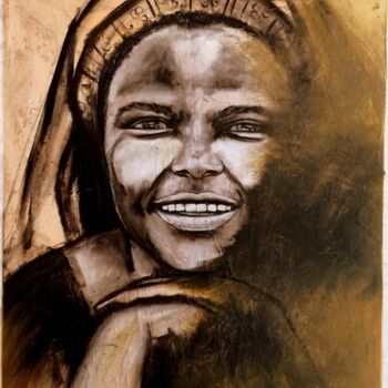 绘画 标题为“Wangari Muta Maatha…” 由Marie Penetro, 原创艺术品