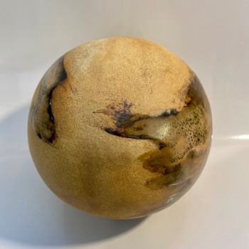 Sculpture intitulée "Sphère 1" par Marie-Pierre Montet, Œuvre d'art originale, Céramique
