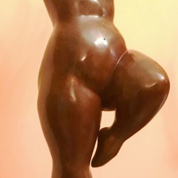 Sculpture titled "Angella" by Marie Saksik, Original Artwork, Bronze