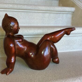 Sculpture intitulée "Eloïse 1/8" par Marie Saksik, Œuvre d'art originale, Bronze