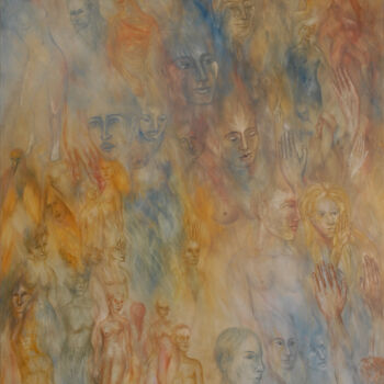 제목이 "48-personnages-7-ma…"인 미술작품 Marie-Sophie Ewreïnoff (Sofi Ewreïnoff)로, 원작, 기름