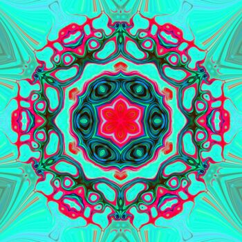 Digitale Kunst mit dem Titel "Kaleidoskop in Past…" von Marie T., Original-Kunstwerk, Digitale Fotografie