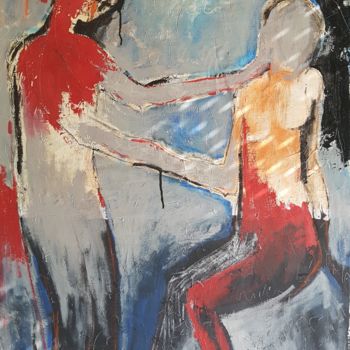 Pintura intitulada "Soutien" por Marie Ange Gomes, Obras de arte originais, Acrílico