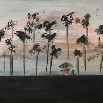 Peinture intitulée "arizona-miami-65x-9…" par Marie Anne Baron, Œuvre d'art originale