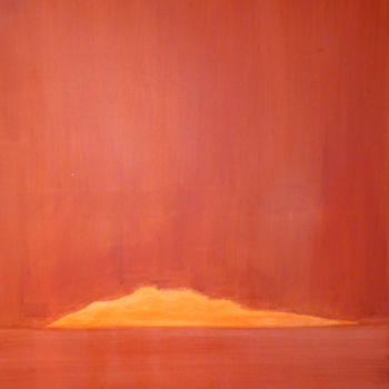 Peinture intitulée "L ile rouge" par Marie Anne Baron, Œuvre d'art originale, Acrylique