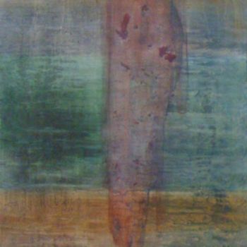Painting titled "LA PLAGE ETE 2011" by Marie Anne Baron, Original Artwork
