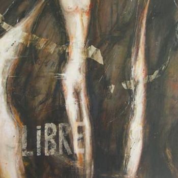 Peinture intitulée "Libre..." par Marie-Pierre Lévêque, Œuvre d'art originale
