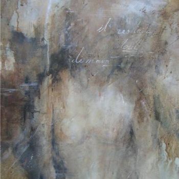 Malarstwo zatytułowany „Dans ce reste de jo…” autorstwa Marie-Pierre Lévêque, Oryginalna praca
