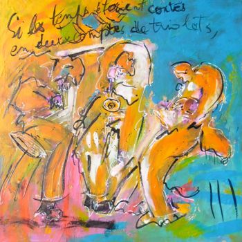 "2-comptes-de-triole…" başlıklı Tablo Mp.Chevalier tarafından, Orijinal sanat, Akrilik