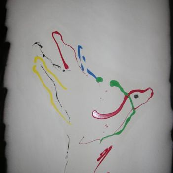 Peinture intitulée "la paix est dans no…" par Mpi, Œuvre d'art originale