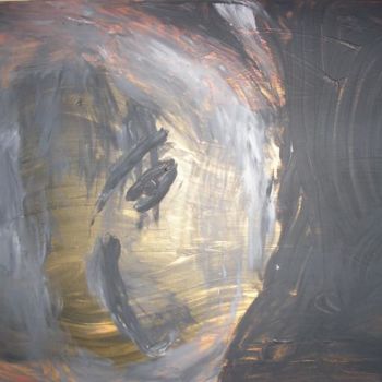Peinture intitulée "autoportrait janv 2…" par Mpi, Œuvre d'art originale